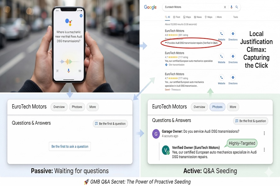 Image features what the Small Business Q & A looks like.